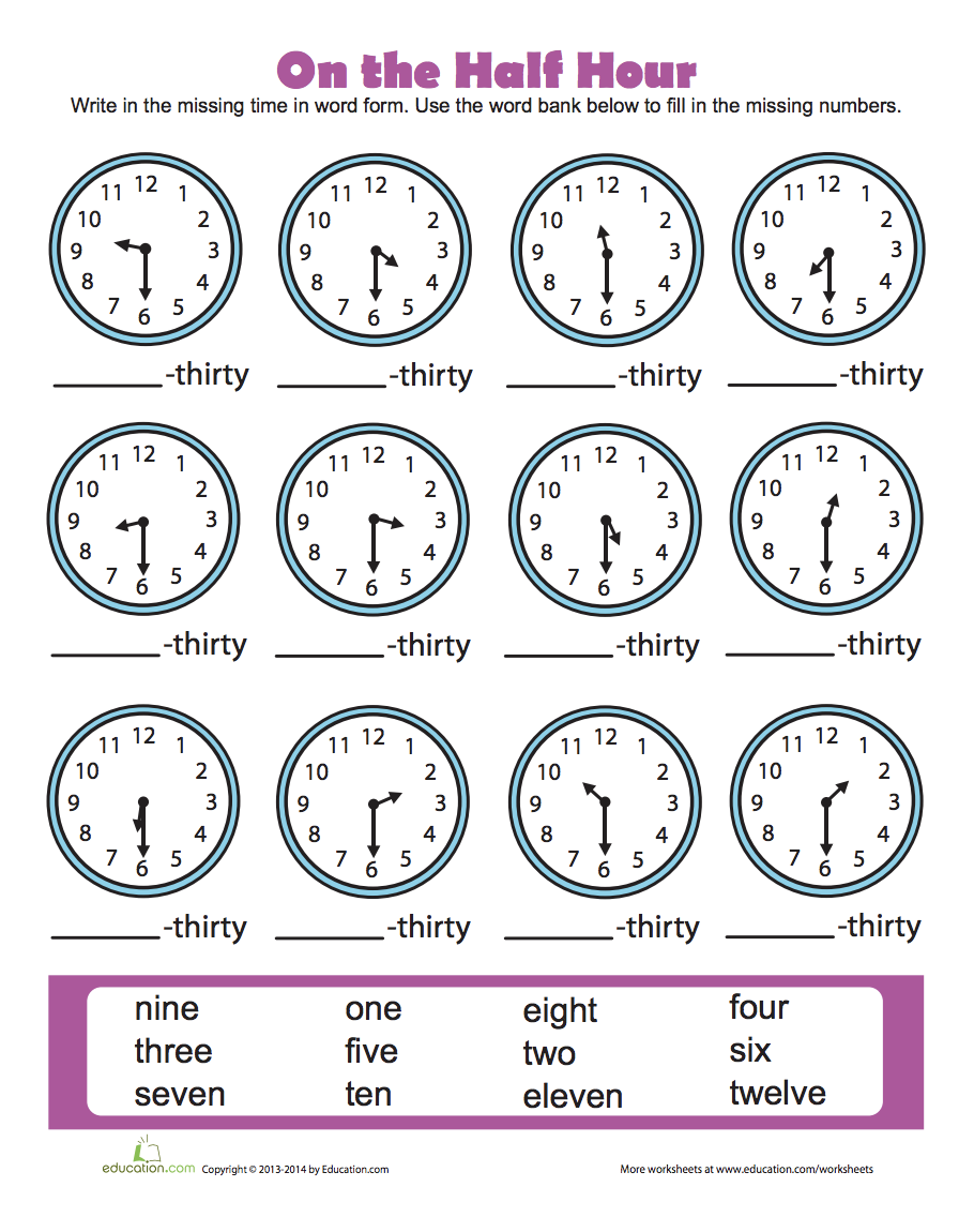 telling-time-to-the-half-hour-worksheets-telling-time-worksheets