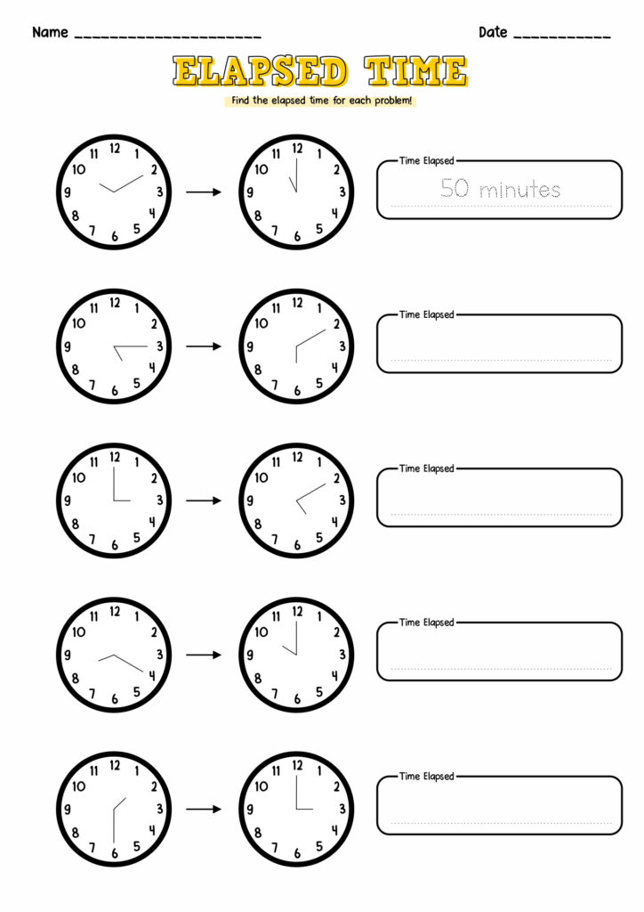 13 4th Grade Elapsed Time Worksheets Worksheeto